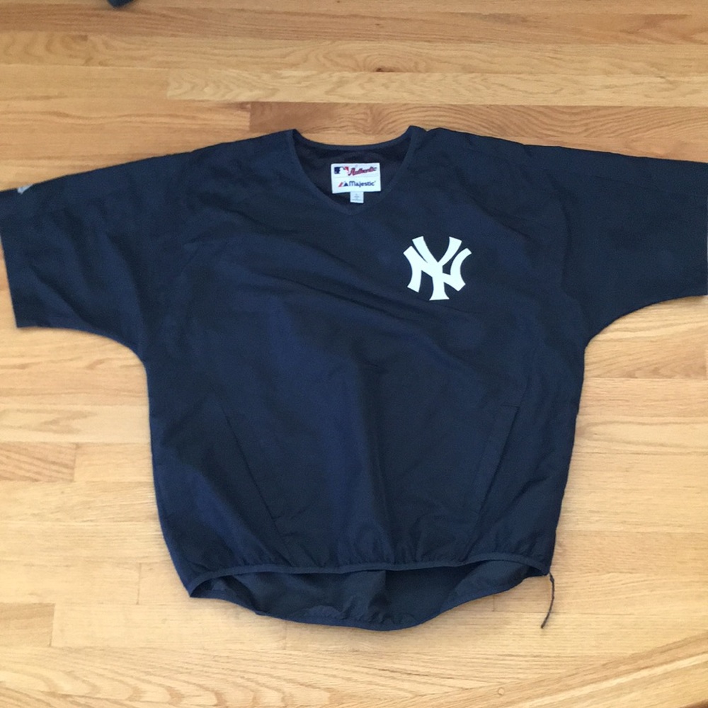 Vintage Yankees Short Sleeve Pullover - Size Large